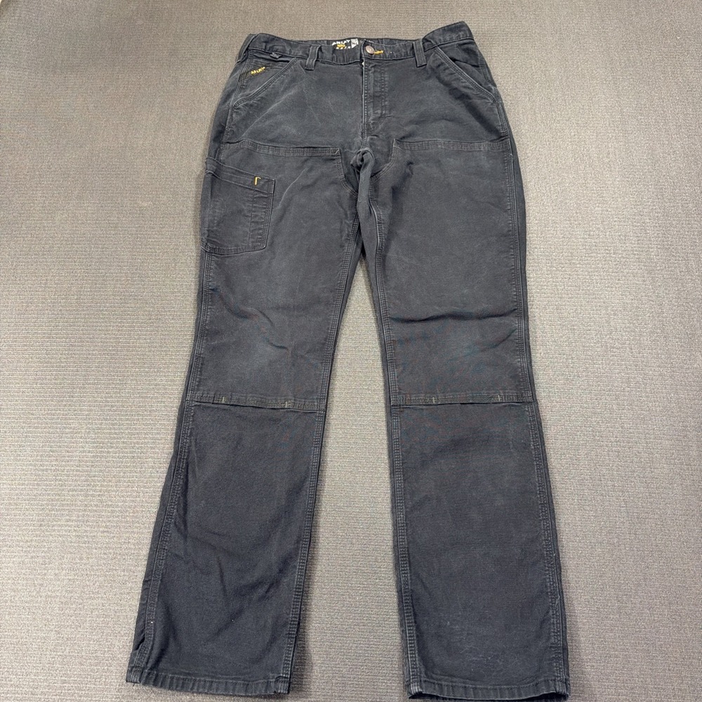 Ariat Rebar‎ M4 DuraStretch Made Tough Double Front Stackable Black Size 36x36